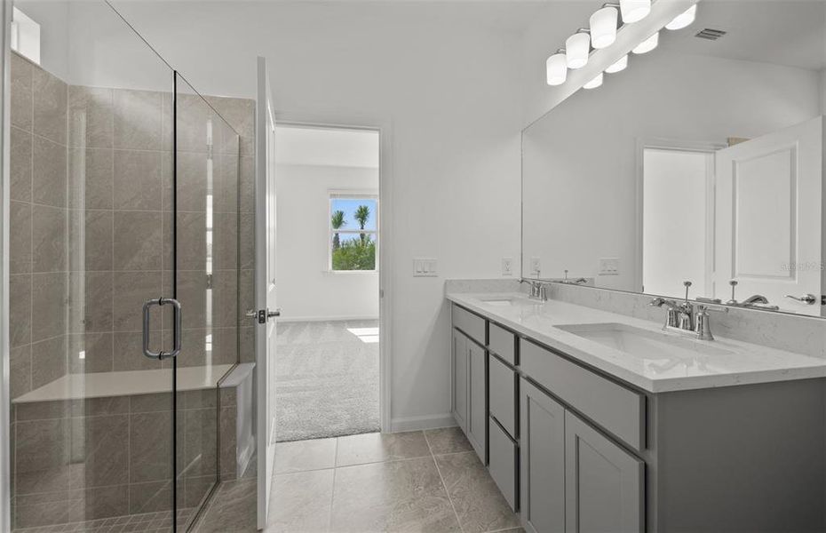 Furnished interior view inside a new home in Reagan Landing, Bradenton (Image 12). Furnished interior view inside a new home in Reagan Landing, Bradenton (Image 12).