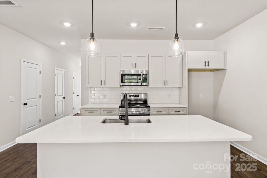 Furnished interior view inside a new home in , Charlotte (Image 5).