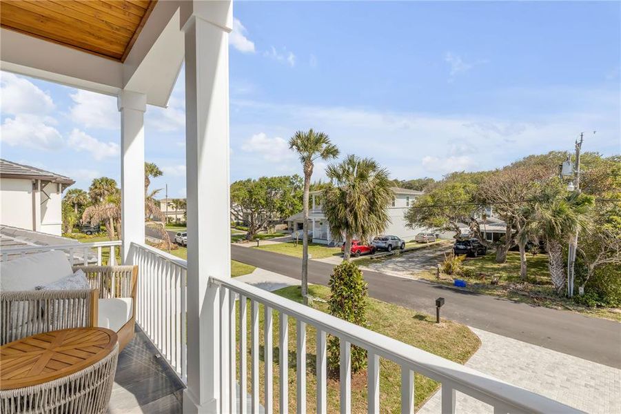 Exterior details and patio area of a home in , New Smyrna Beach (Image 49).
