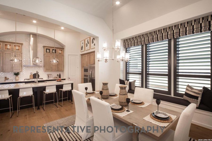 Furnished interior view inside a new home in The Ranches at Creekside, Boerne (Image 26).