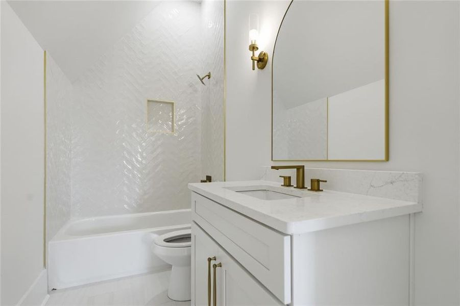 Furnished interior view inside a new home in , Clermont (Image 9). Furnished interior view inside a new home in , Clermont (Image 9).