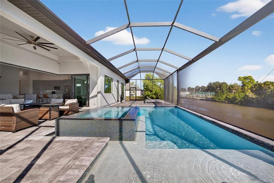 Exterior details and patio area of a home in , Cape Coral (Image 22). Exterior details and patio area of a home in , Cape Coral (Image 22).