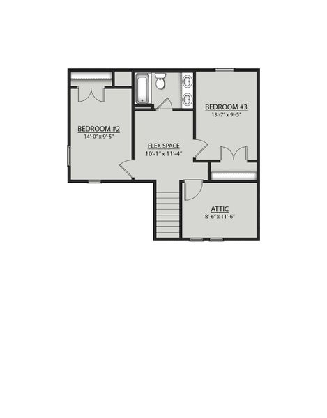2D floor plan layout for the Newbern II by DSLD Homes in Hickory Cove, Burns, TN (Image 4). 2D floor plan layout for the Newbern II by DSLD Homes in Hickory Cove, Burns, TN (Image 4).
