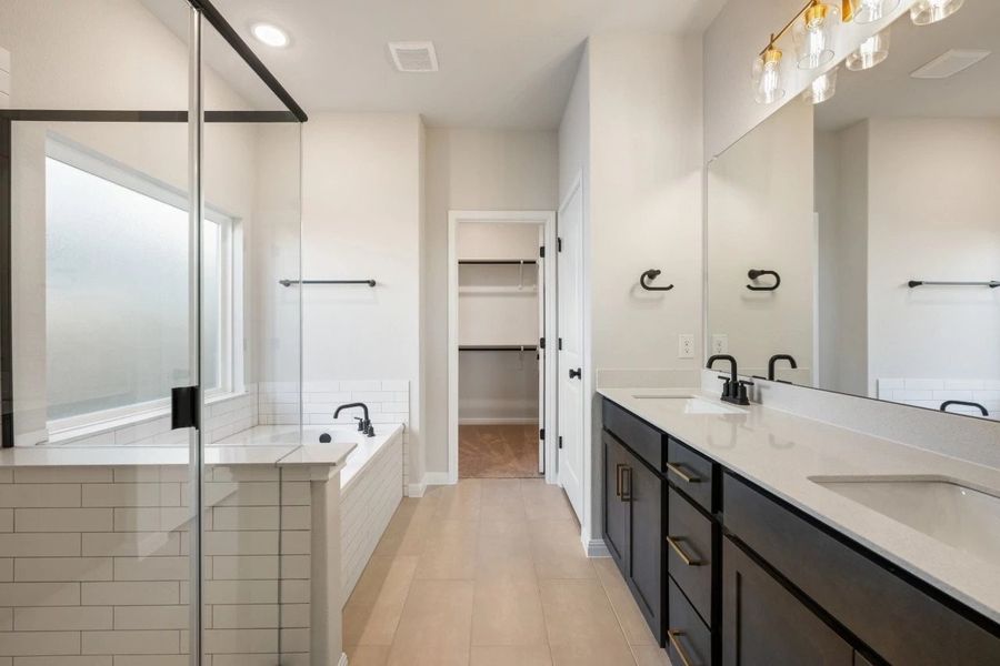Furnished interior view inside a new home in Patterson Ranch, Georgetown (Image 13).