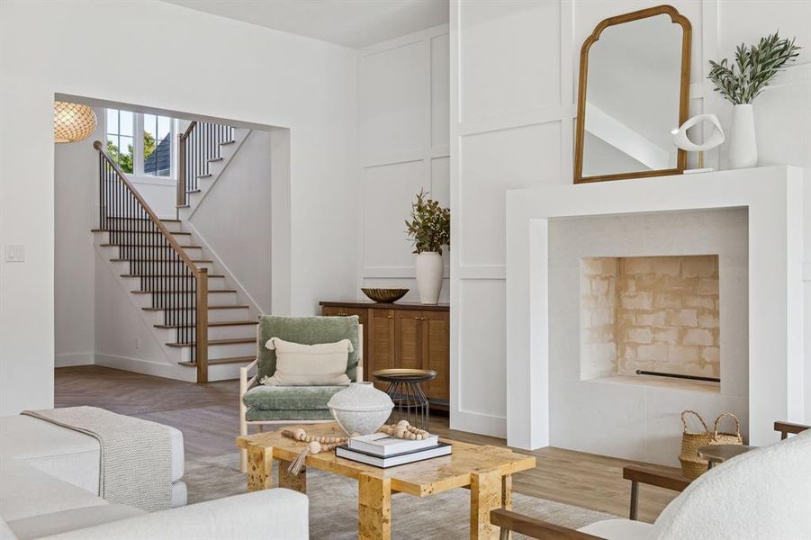 Furnished interior view inside a new home in , Midlothian (Image 3).