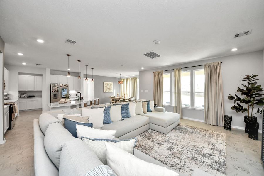 Furnished interior view inside a new home in , Cypress (Image 24).
