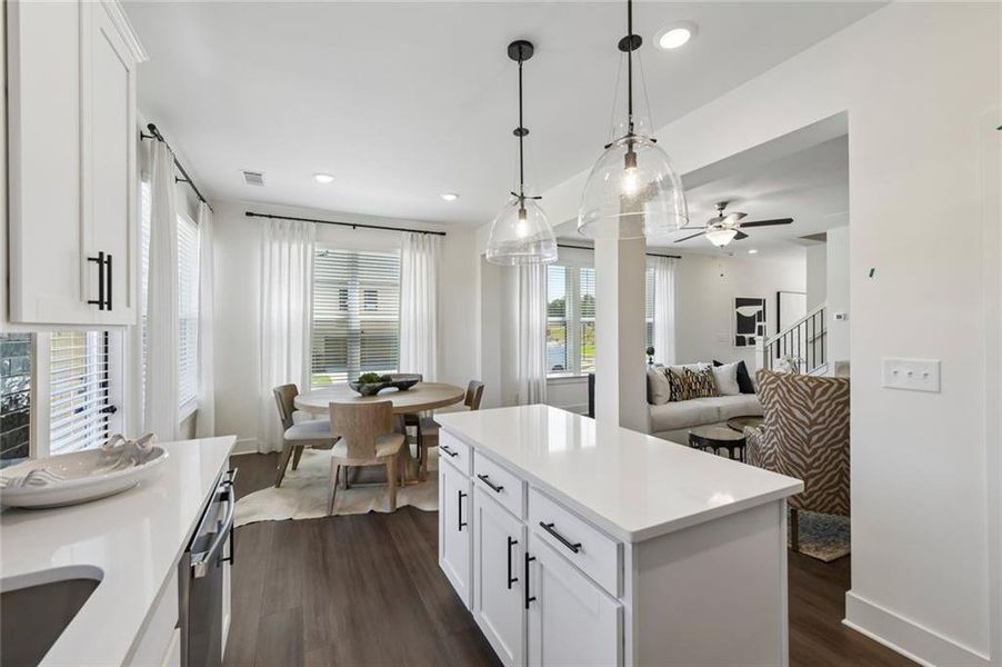 Furnished interior view inside a new home in Tribute, Hoschton (Image 13). Furnished interior view inside a new home in Tribute, Hoschton (Image 13).