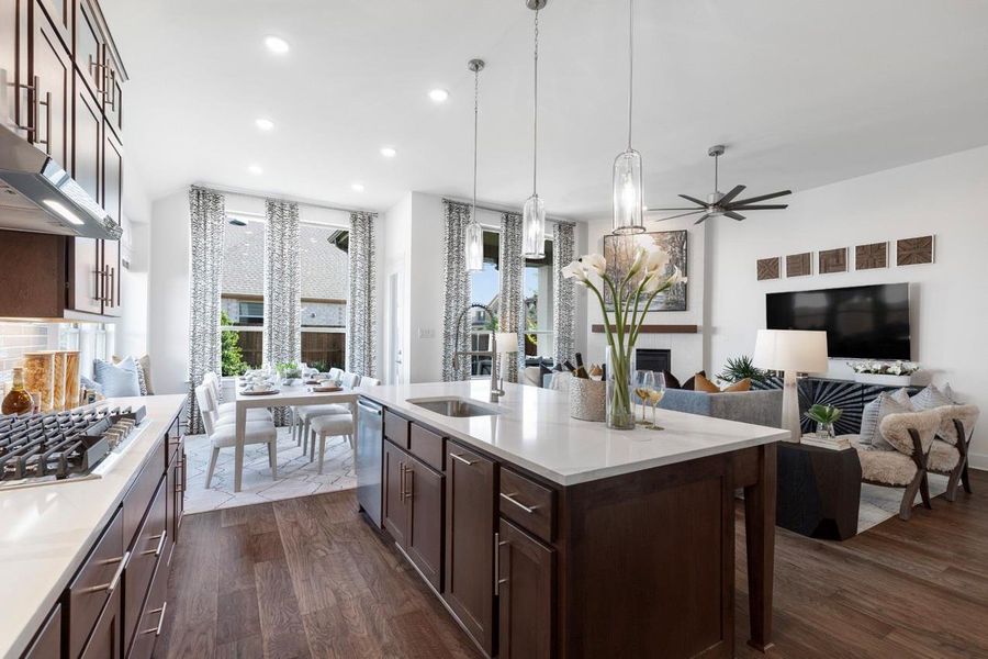 Furnished interior view inside a new home in Riceland, Mont Belvieu (Image 36).