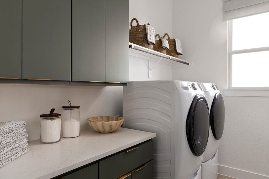 Close-up of interior finishes inside a home in Lariat, Liberty Hill (Image 45).