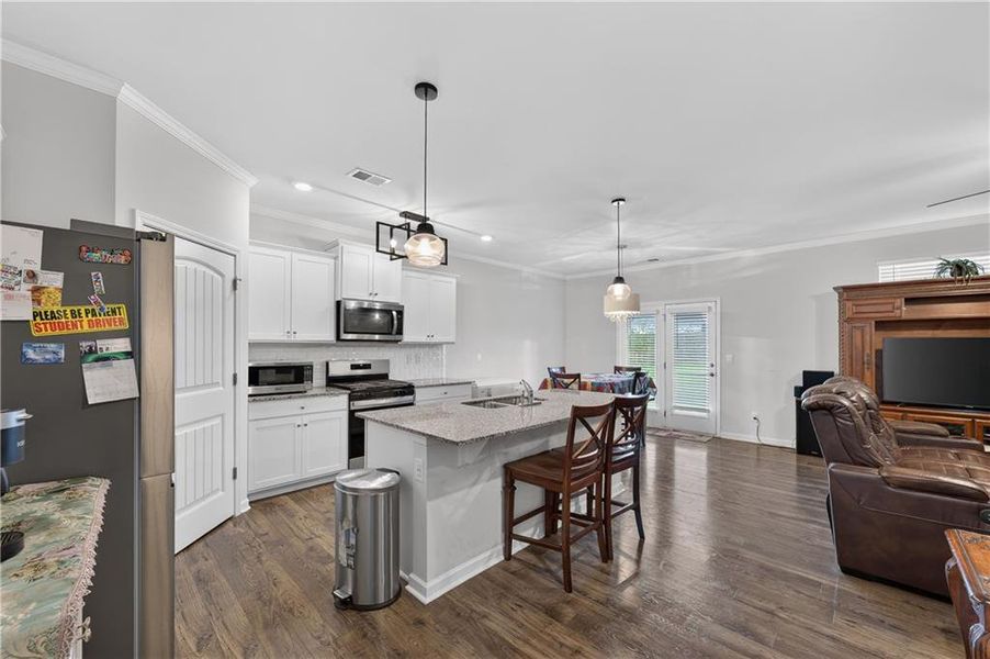 Furnished interior view inside a new home in Glen at Kensington, Lithia Springs (Image 18).