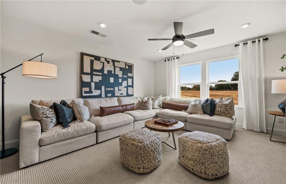 Furnished interior view inside a new home in Berkeley Mill, Cumming (Image 8).