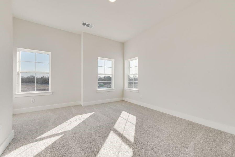 Spacious, unfurnished interior of a new home in Trails at Cottonwood Creek, Rowlett (Image 26). Spacious, unfurnished interior of a new home in Trails at Cottonwood Creek, Rowlett (Image 26).