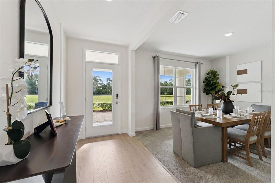Furnished interior view inside a new home in , St. Cloud (Image 5).