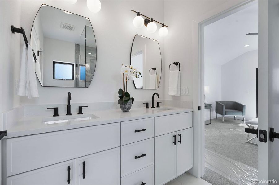 Furnished interior view inside a new home in , Denver (Image 15).