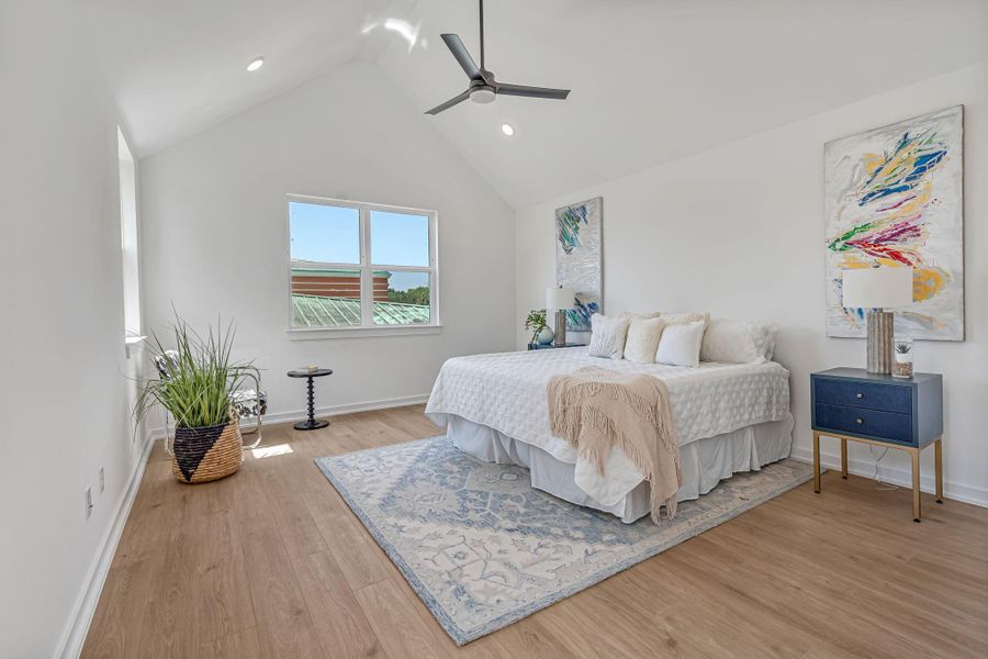 Furnished interior view inside a new home in , Houston (Image 17).