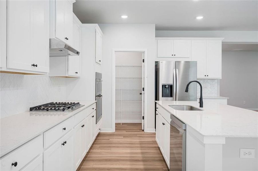 Furnished interior view inside a new home in Windsong Estates, McDonough (Image 3).