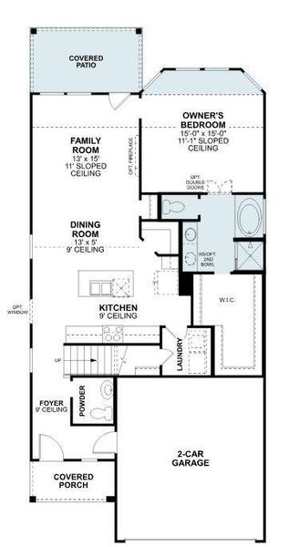 2D floor plan layout of this home in Lane Ranch, Sanger, TX (Image 2). 2D floor plan layout of this home in Lane Ranch, Sanger, TX (Image 2).