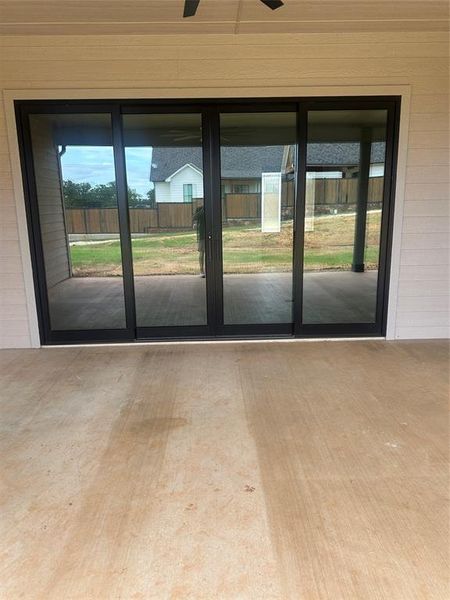 Exterior details and patio area of a home in , Bowie (Image 23).