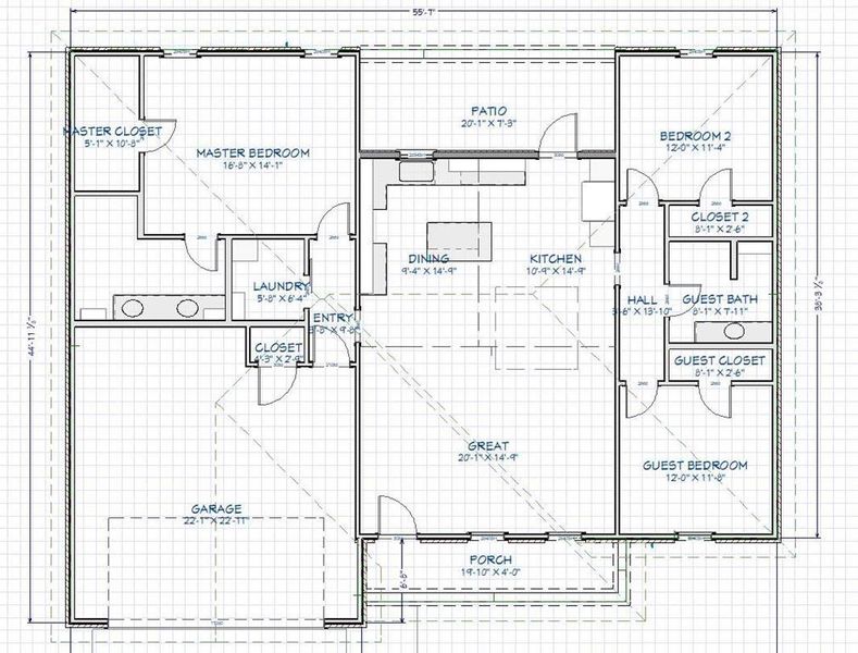2D floor plan layout of this home in , Stamford, TX (Image 3). 2D floor plan layout of this home in , Stamford, TX (Image 3).