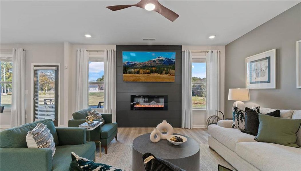 Furnished interior view inside a new home in Adagio, Dacula (Image 9).