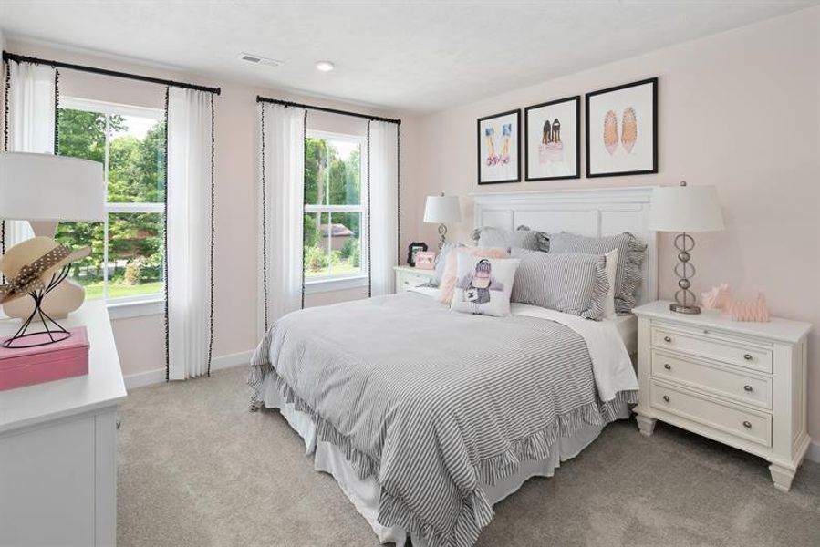 Representative furnished interior of a home built from the Roanoke by Ryan Homes in Flora Estates, Moyock (Image 14). Representative furnished interior of a home built from the Roanoke by Ryan Homes in Flora Estates, Moyock (Image 14).