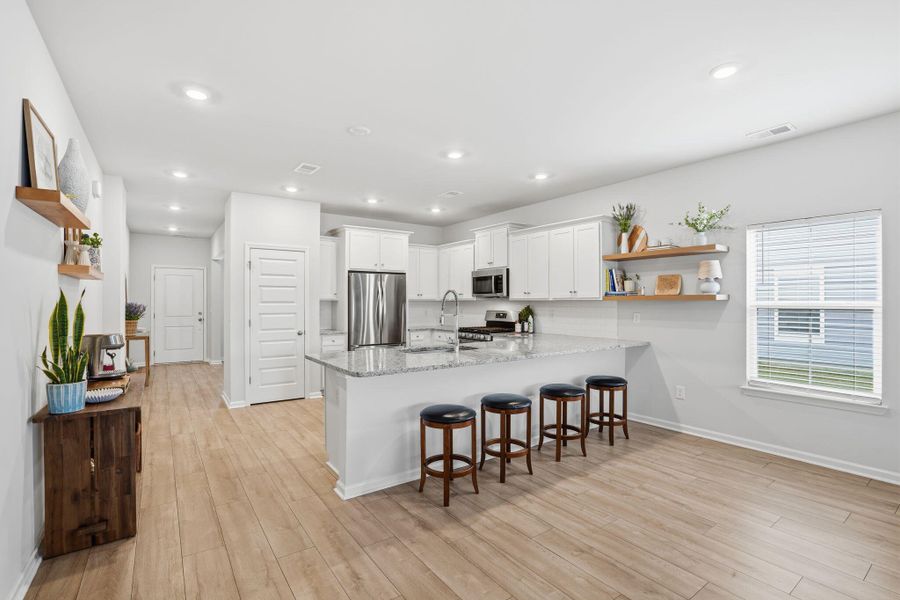 Furnished interior view inside a new home in , Myrtle Beach (Image 8). Furnished interior view inside a new home in , Myrtle Beach (Image 8).