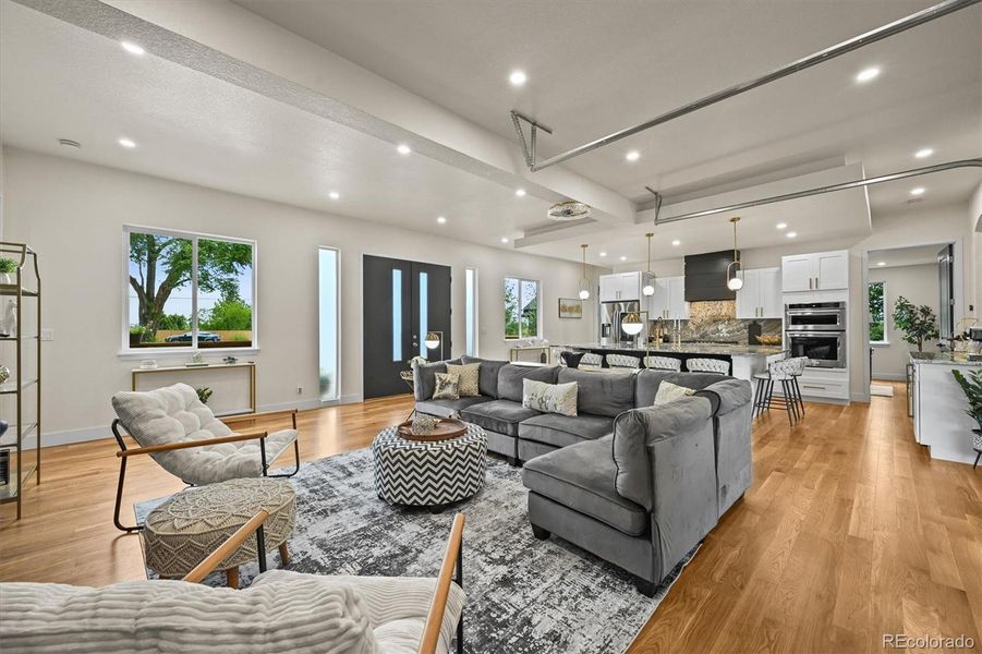 Furnished interior view inside a new home in , Golden (Image 39).