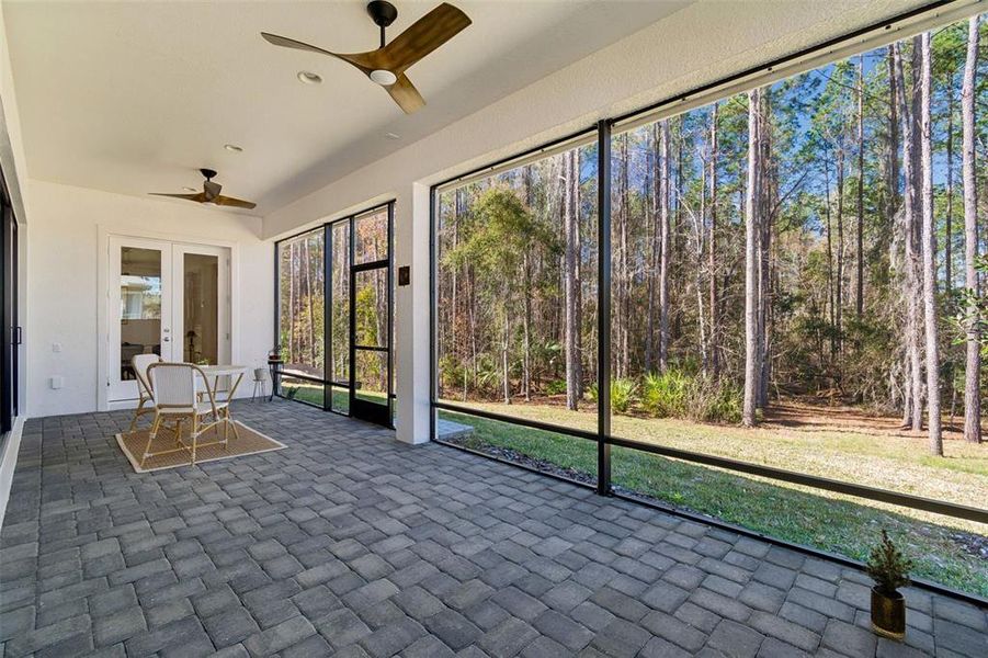 Exterior details and patio area of a home in , Brooksville (Image 35).