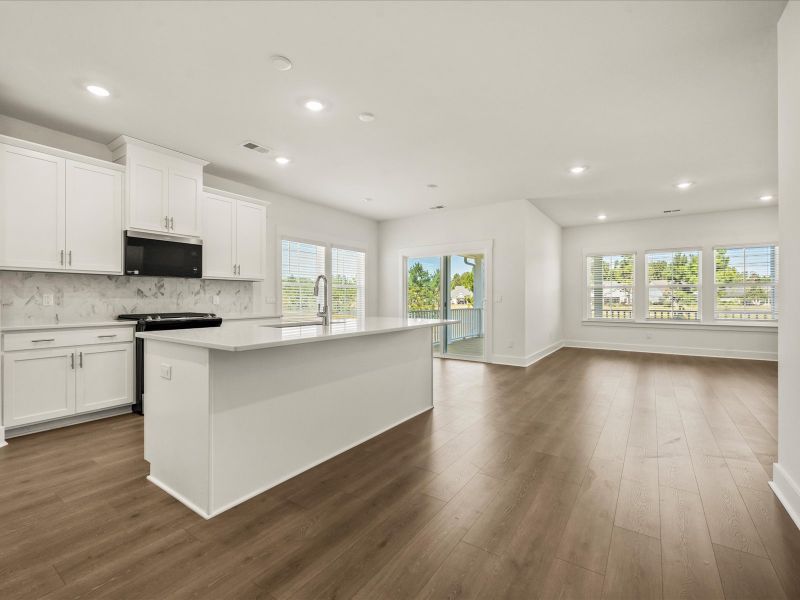 Furnished interior view inside a new home in The Coves at Lakes of Cane Bay, Summerville (Image 3).