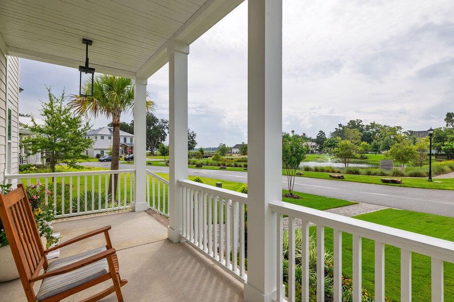 Exterior details and patio area of a home in The Settlement at Ashley Hall, Charleston (Image 28). Exterior details and patio area of a home in The Settlement at Ashley Hall, Charleston (Image 28).