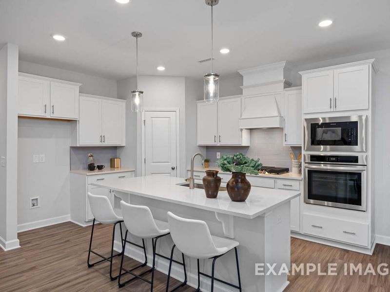 Furnished interior view inside a new home in Gregory Village Townhomes, Lillington (Image 11).