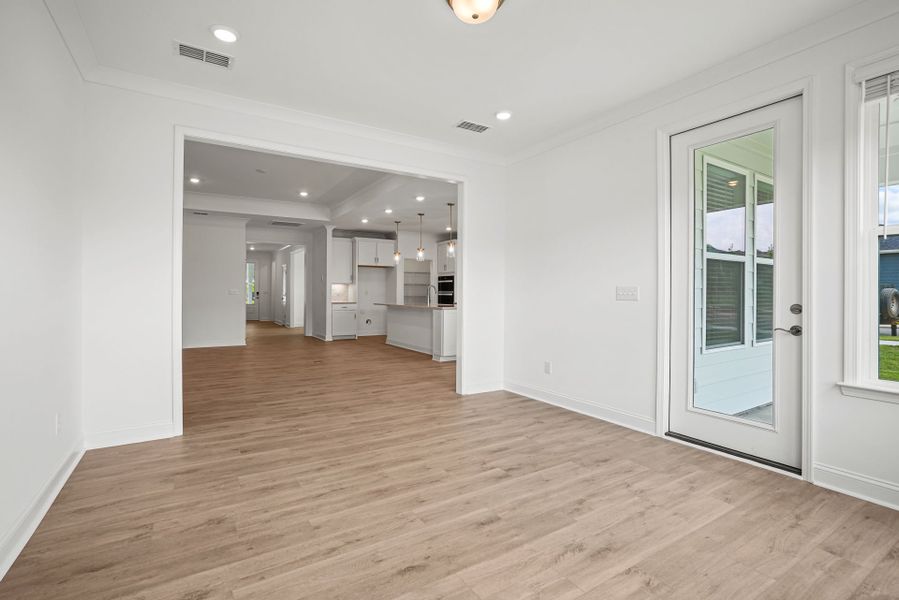 Spacious, unfurnished interior of a new home in Carolina Riverside, Belmont (Image 22).