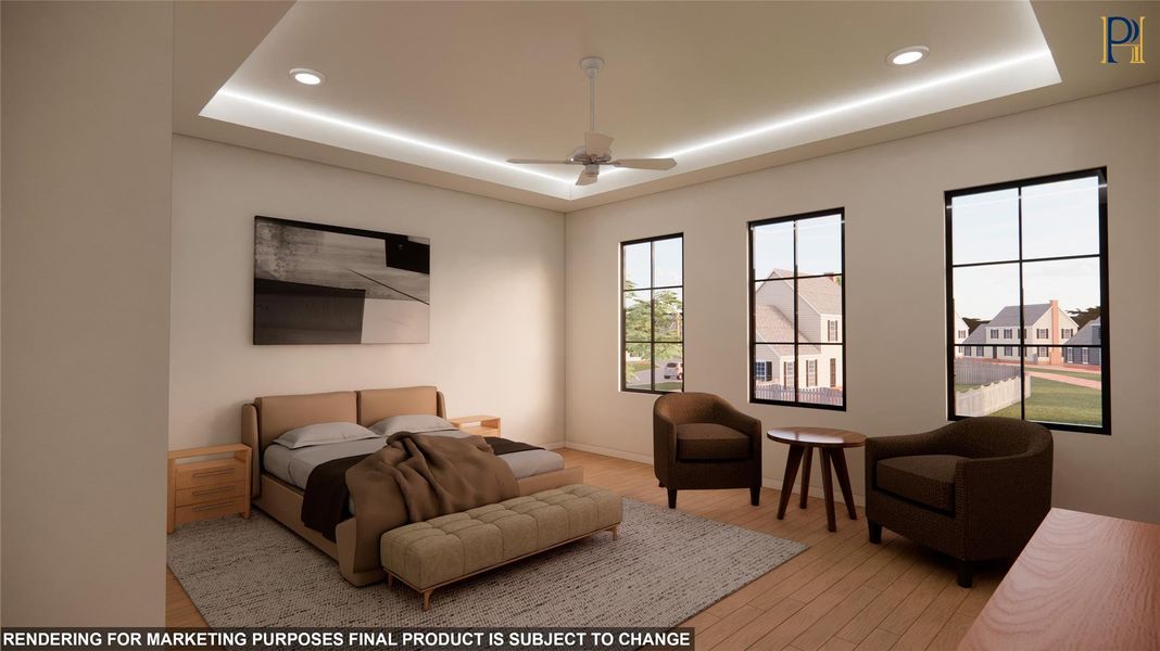Furnished interior view inside a new home in , Katy (Image 16).