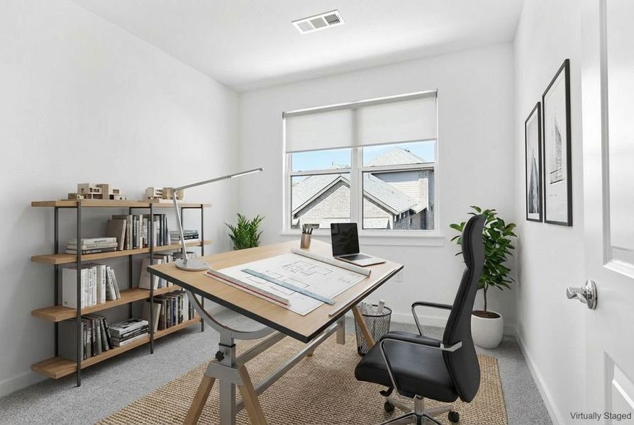 Furnished interior view inside a new home in Willow Grove Townhomes, Melissa (Image 35).