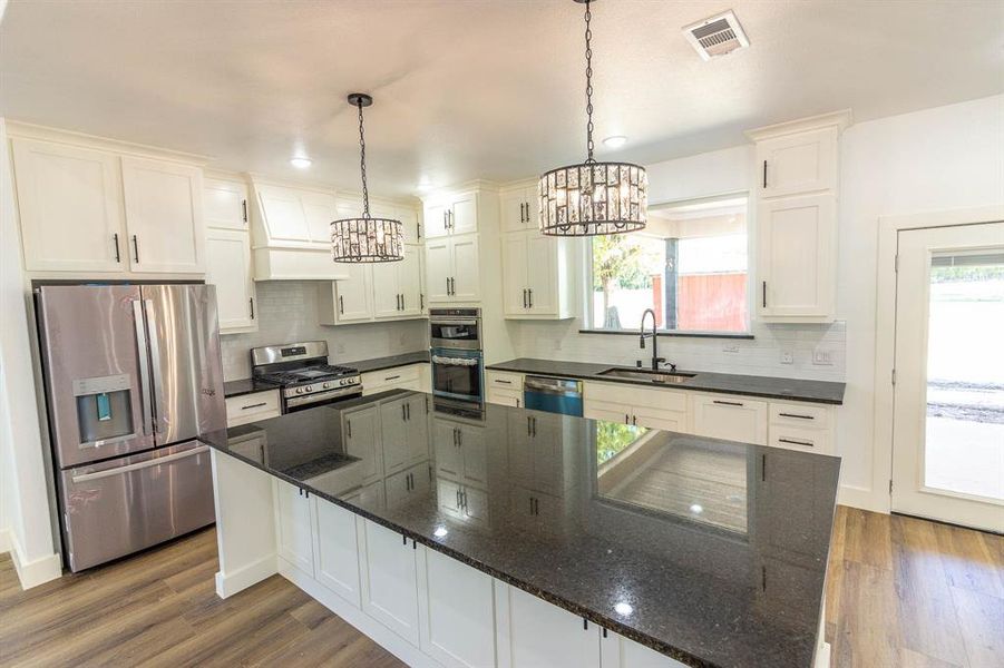 Furnished interior view inside a new home in , Post Oak Bend (Image 9).