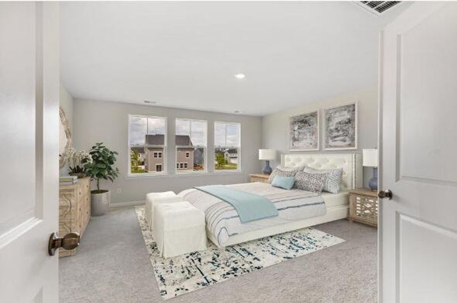 Furnished interior view inside a new home in Limehouse Farms, Summerville (Image 2).
