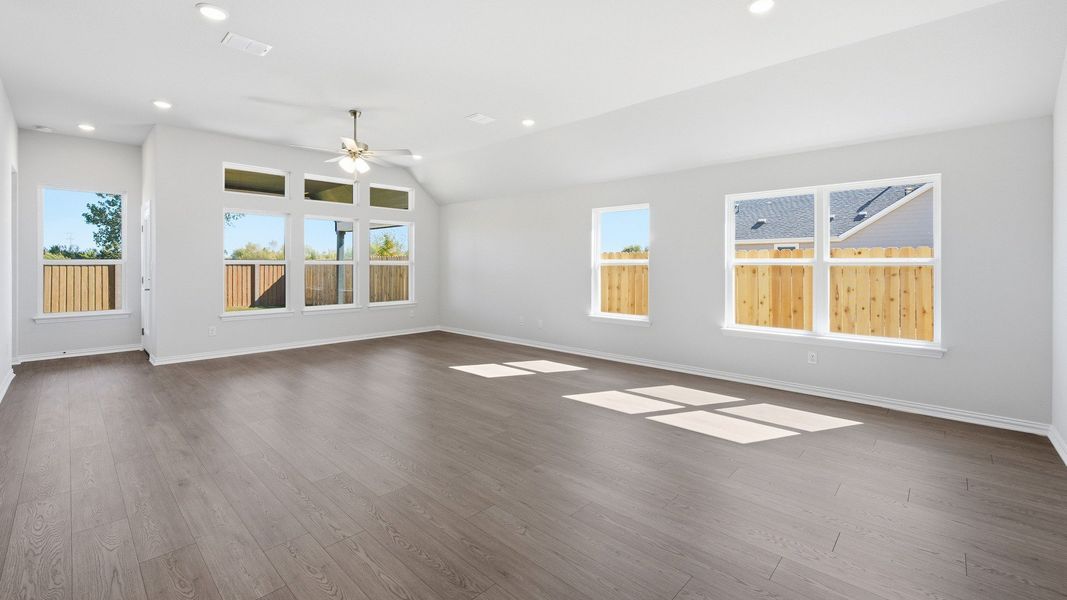 Representative furnished interior of a home built from the Mahogany by DRB Homes in Spring Creek, Taylor (Image 14). Representative furnished interior of a home built from the Mahogany by DRB Homes in Spring Creek, Taylor (Image 14).