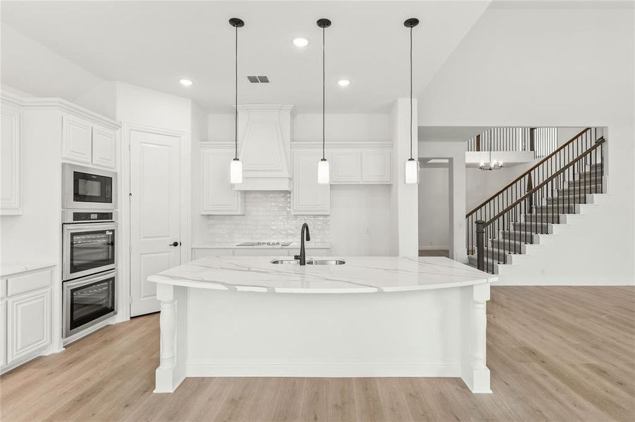 Furnished interior view inside a new home in Crystal Lake Estates, Red Oak (Image 9).