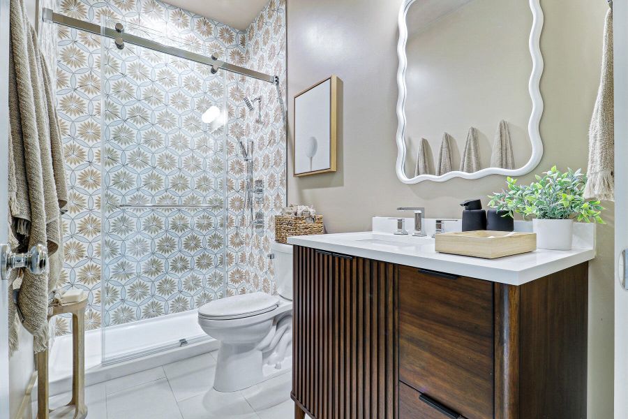 Furnished interior view inside a new home in , Bluffton (Image 31).