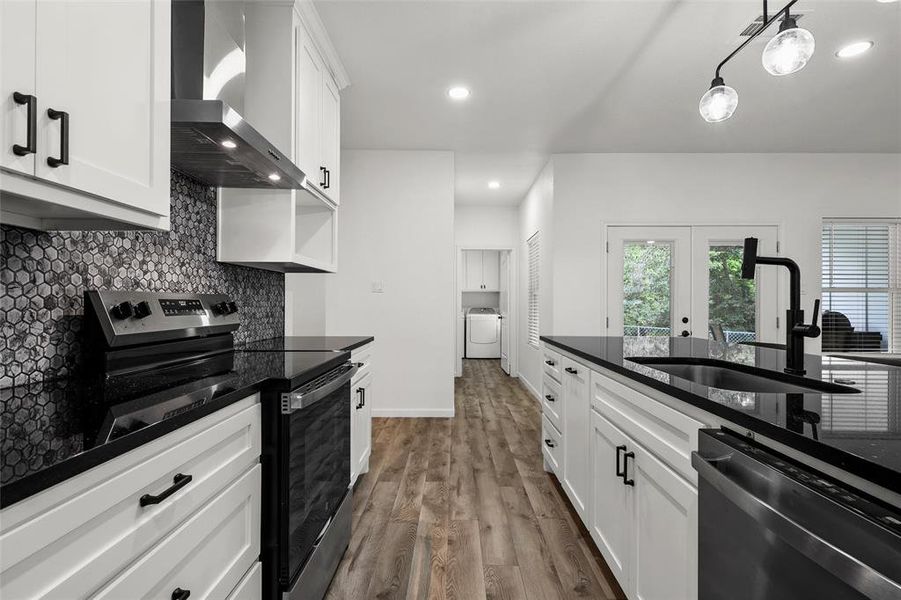 Furnished interior view inside a new home in , Woodway (Image 30).