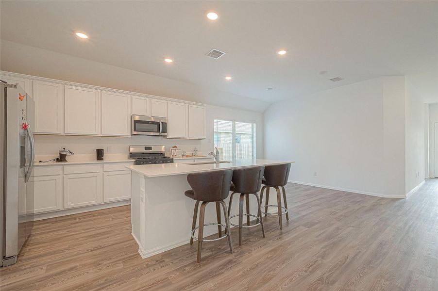 Furnished interior view inside a new home in Sendero: Wildflower II Collection, Rosenberg (Image 7).