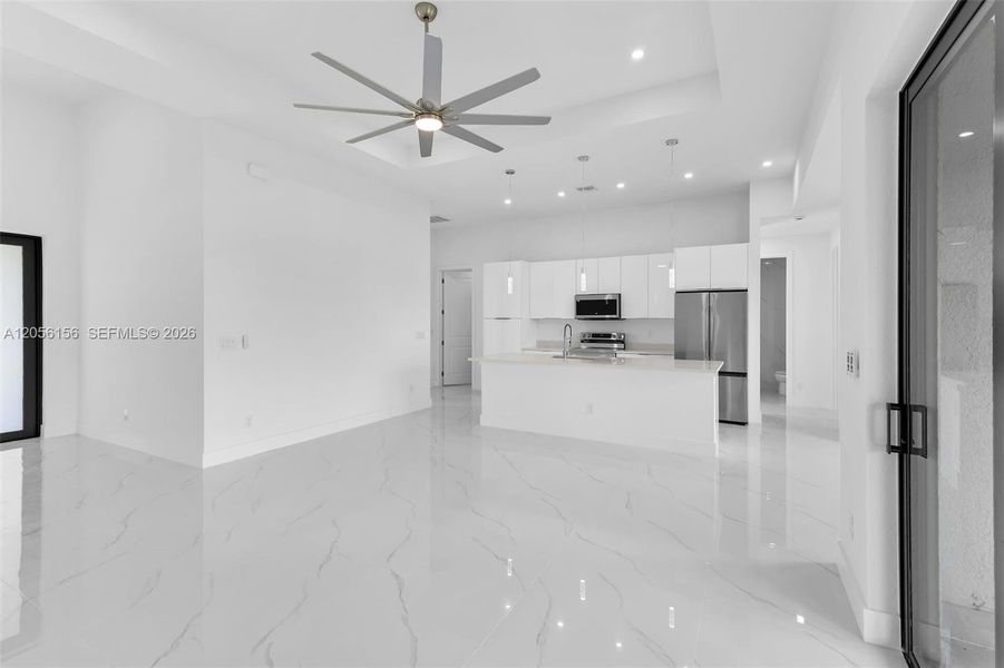 Spacious, unfurnished interior of a new home in , Cape Coral (Image 15). Spacious, unfurnished interior of a new home in , Cape Coral (Image 15).