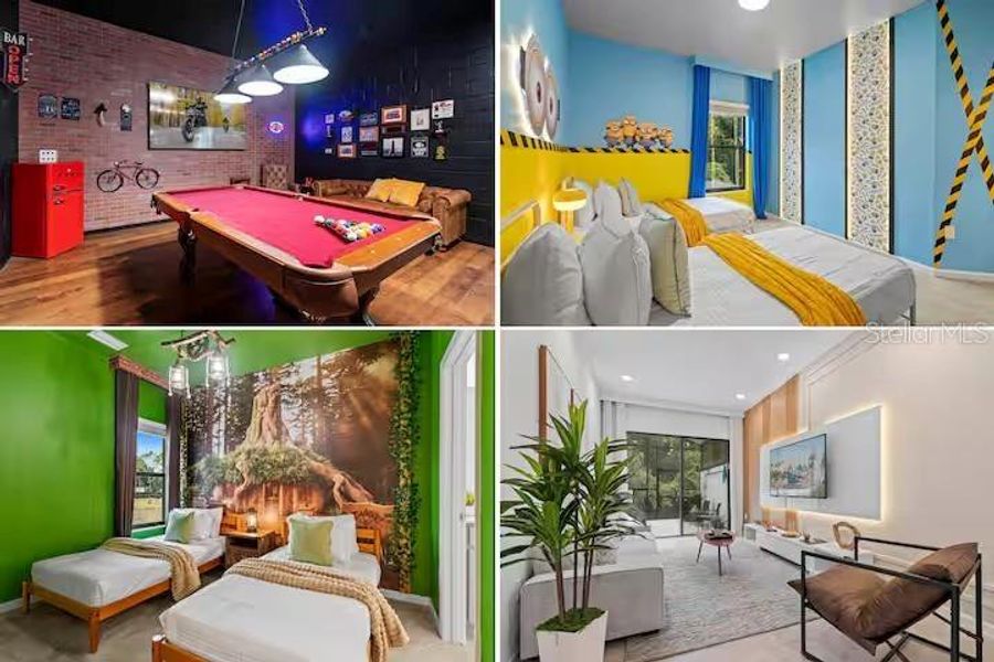 Furnished interior view inside a new home in , Orlando (Image 9).