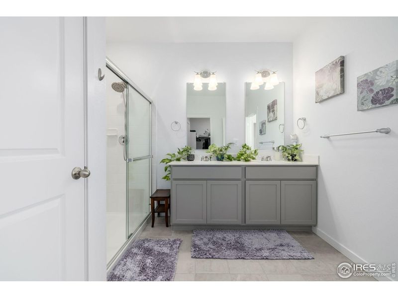 Furnished interior view inside a new home in Fossil Creek Ranch, Windsor (Image 8). Furnished interior view inside a new home in Fossil Creek Ranch, Windsor (Image 8).