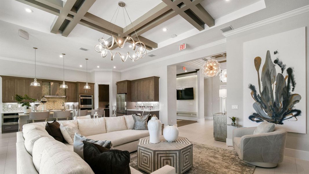 Furnished interior view inside a new home in Mosaic, Port St. Lucie (Image 30). Furnished interior view inside a new home in Mosaic, Port St. Lucie (Image 30).
