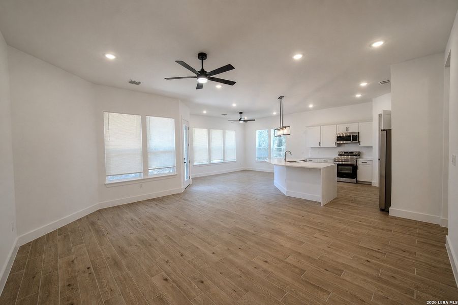 Spacious, unfurnished interior of a new home in , Blanco (Image 23). Spacious, unfurnished interior of a new home in , Blanco (Image 23).