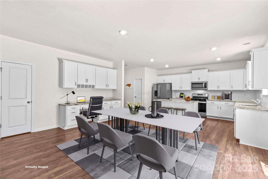 Furnished interior view inside a new home in Calvin Creek, Troutman (Image 13).