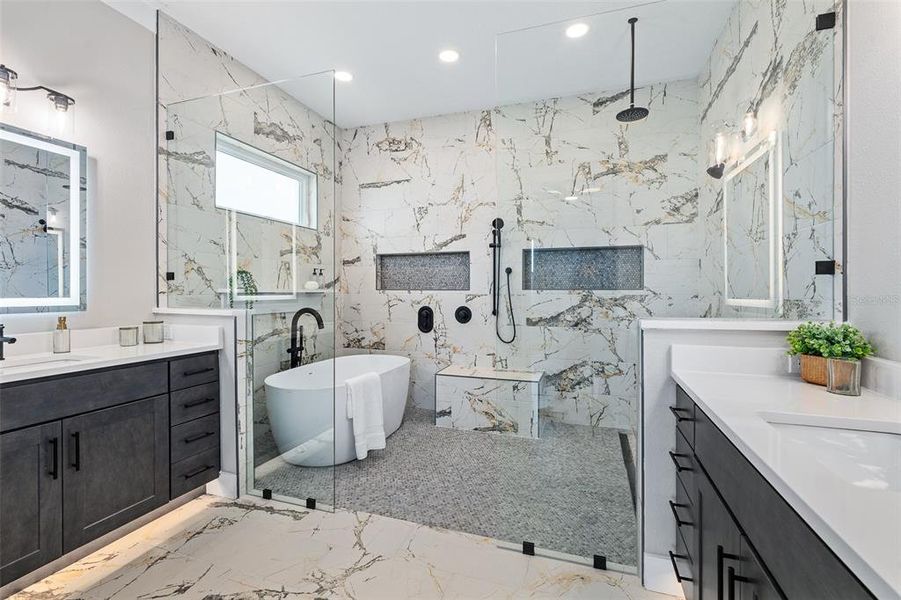 Furnished interior view inside a new home in , Palm Coast (Image 48).