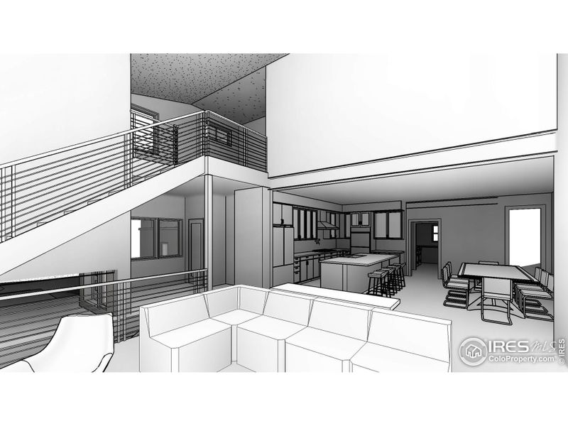 Furnished interior view inside a new home in , Lyons (Image 6).