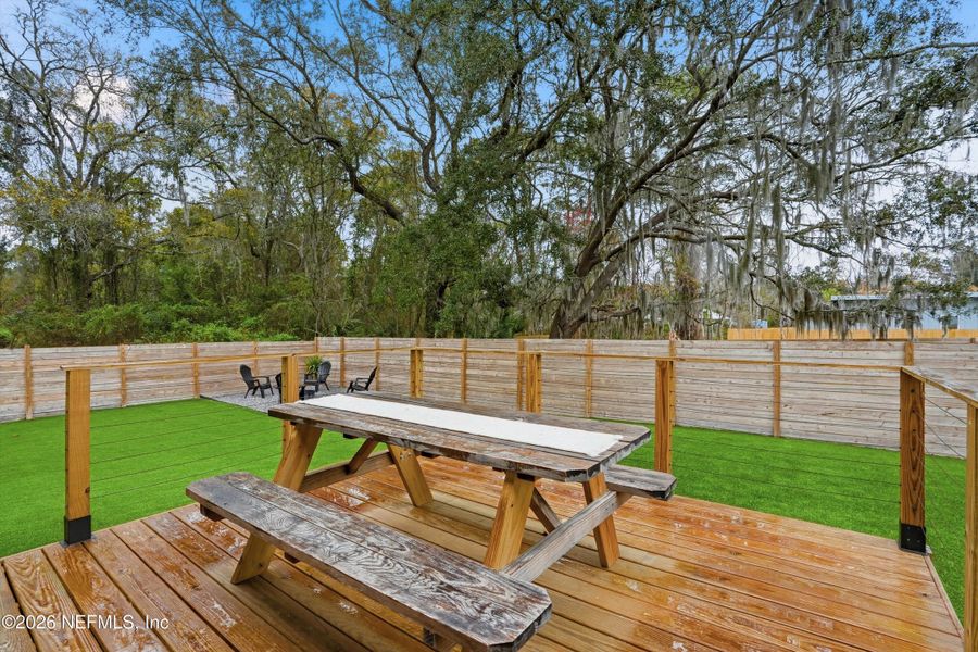 Exterior details and patio area of a home in , St. Augustine (Image 21). Exterior details and patio area of a home in , St. Augustine (Image 21).